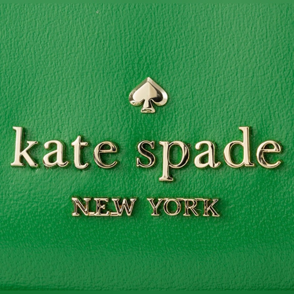 🟢NWT Kate Spade NY Puffy Smooth Leather Mini Crossbody Satchel: "Green Bean" 🟢 - Picture 13 of 14